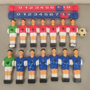 14 PIEZAS Futbolín Hombre Jugador de Mesa con Pelota Piezas de Repuesto Accesorios - Imagen 1 de 9