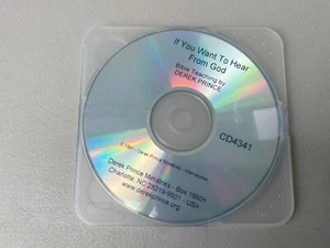 If You Want To Hear From God Derek Prince Ministries CD 1991 - Picture 1 of 1