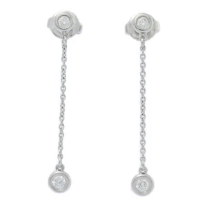 TIFFANY & Co. TIFFANY & Co. Elsa Peretti By the Yard/DBY Diamond earring/Sv9... - Picture 1 of 10