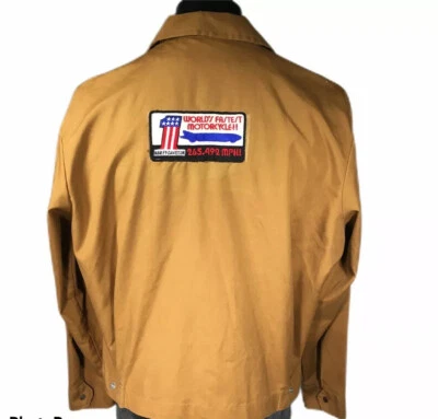 Chaqueta De Colección Años 50 Protexall Harley Davidson Motocicleta Parche MECÁNICO TRABAJO Tienda 46 Foto 1 de 4