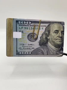 X2 Pack Money Clip Credit Card Skin 100 Dollar Debit Sticker Decal Cover Wrap. - Picture 1 of 7