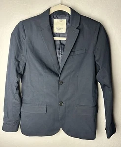 Zara Boys Suit Jacket Blazer Tailored - Navy Blue - Size 11/12 152 cm - Picture 1 of 3