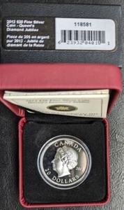 2012 $20 FINE SILVER COIN- QUEEN'S DIAMOND JUBILEE-ULTRA HIGH RELIEF. ONLY 7500. - Picture 1 of 10