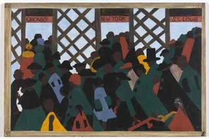 Jacob Lawrence : The Migration of the Negro : 1941 : Archival Canvas Art - Picture 1 of 1