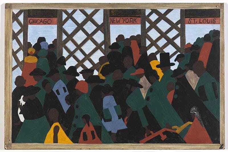 Jacob Lawrence : The Migration of the Negro : 1941 : Archival Canvas Art - Image 1 of 1