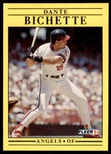1991 Fleer Dante Bichette Baseball Cards #307