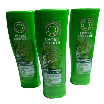 3 × Herbal Essences Tea LIGHTFULLY CLEAN Clarify REFRESHING Conditioner 10.1 oz - Image 1 of 4