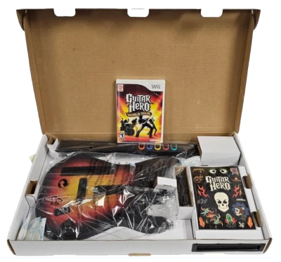 New Guitar Hero World Tour Wireless Guitar Controller & Game Bundle Nintendo Wii - Image 1 of 4