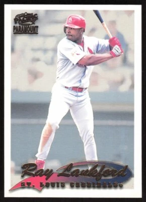 1999 Pacific Paramount Gold #192 Ray Lankford St. Louis Cardinals - Image 1 of 2