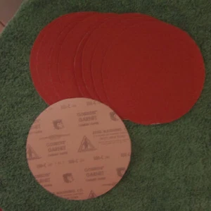 Disco abrasivo 8 1/2 pollici 80 grana levigatrice per carta vetrata confezione da 10 tamponi abrasivi - Foto 1 di 2