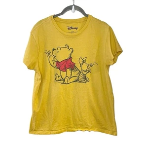 Disney Winnie-The-Pooh e Maialino Grafica Maglietta Donna M - Giallo - Foto 1 di 5