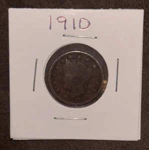 1910 5C V Mercury Liberty Head Nickel No Mint Mark Missing - Picture 1 of 2
