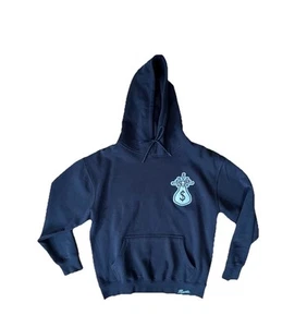 Hasta Muerte Fleece Money Patch Hoodie Size XL Sweater Black Sweatshirt - Picture 1 of 24