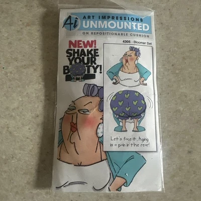 Impresiones artísticas Bloomer gruñón dama Ai divertidas UM adhesivas estampillas de goma 4305 sacudida Foto 1 de 4