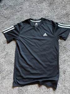 Boys Sz L ADIDAS SS POLY T- Shirt - Picture 1 of 2