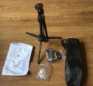 Joilcan Mini Tripod Selfie Stick Webcam Camera Portable Desktop Tripod 360 H30 - Picture 1 of 2