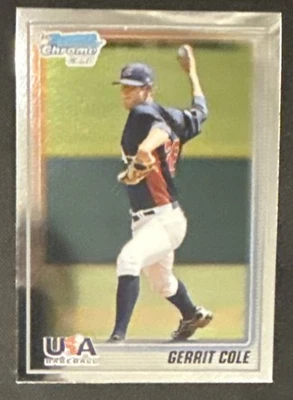 2010 1st Bowman Chrome Prospects #USA-BC5 Gerrit Cole RC Rookie New York Yankees - Image 1 of 4