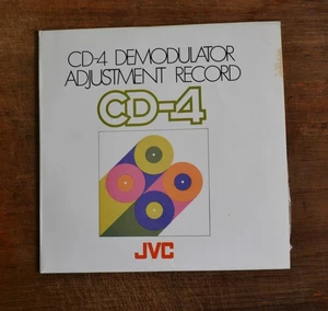 JVC CD-4 Demodulator Adjustment Record 4DE-202 Near Mint - Picture 1 of 5