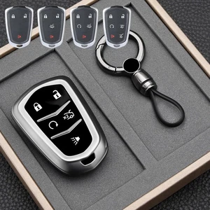 TPU Car Key Case Cover For Cadillac XT4 XT5 XT6 CT6 Escalade ATS ATS-V CTS CTS-V - Picture 1 of 1