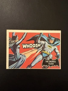 1966 OPC SET BREAK #33 BLACK BAT CARD PRINTED IN CANADA EX! - Picture 1 of 2