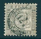 Baden Mi. Nr. 17 b gestempelt TOP Fotoattest Stegmüller BPP 3.000 Euro