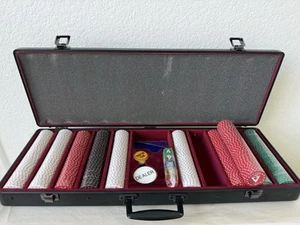 Lot 500 NEW All In Brand Poker Chip Set All Sealed W/ Metal Case  - Picture 1 of 4