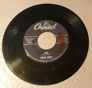 Ferlin Husky Gone/Missing Persons by Capitol Records 7" Vinyl 45rpm Record - Picture 1 of 2