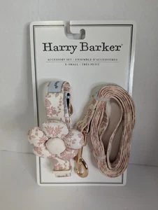 Harry Barker Collar & Leash Pink New Unused - Picture 1 of 7