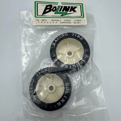 Vintage Bolink Asphalt Front Tires TRAKKER Compound Blue BL-3053 - Image 1 of 4
