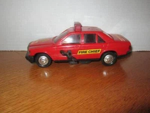 De colección VCT Rojo Fire Cheif Coche Cuerda Funciona - Imagen 1 de 4
