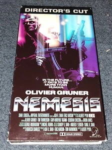 Nemesis VHS Rare HTF Oliver Gruner Sci-fi Action Thriller Imperial Entertainment - Picture 1 of 6