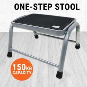 1 Step Stool One Stand Ladder Caravan Camp Stair Office Kitchen Bathroom Car Was - Picture 1 of 5