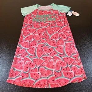 Wonder Nation Sleep Dress Watermelon Print Sweet Dreams Girls XL (14/16) NWT - Picture 1 of 9