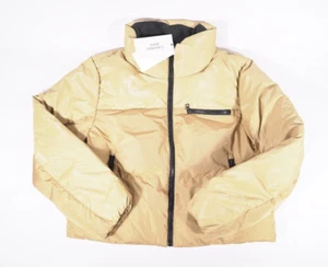 Calvin Klein Cropped Puffer Jacket Size Women's Size XL - Foto 1 di 10