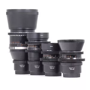 CLA'd Carl Zeiss Jena 50/80/120/180mm Cine Modded Prime Lenses Set For Canon EF! - Picture 1 of 12