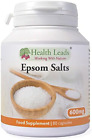 Epsom Salts (Magnesium Sulphate) 600Mg X 80 Capsules (100% Additive Free Supplem