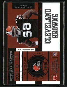 Phil Taylor 2011 Playoff Contenders Playoff Ticket /99 #163 Football Card