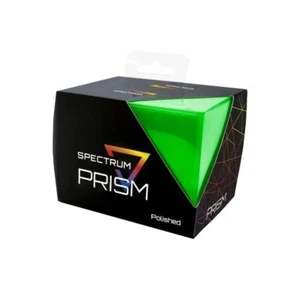1 BCW Lime Green Smooth Glossy Prism Deck Case - Picture 1 of 7