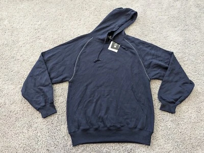 Sudadera con capucha Tri-Mountain para hombre suéter pequeño azul manga larga Foto 1 de 4