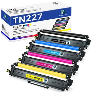 4 Pack TN227 223 Toner Cartridge for Brother HL-L3270CDW L3290CDW MFC-L3710CW - Picture 1 of 5