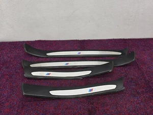 BMW E60 E61 M5 2005-2010 OEM INNER DOOR STEP SILL KICK PLATE PANEL MOLDING TRIM - Picture 1 of 11