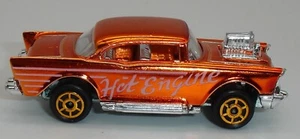 MAJORETTE # 223 ORANGE CHROME '57 CHEVY 1:64 LOOSE - Picture 1 of 4