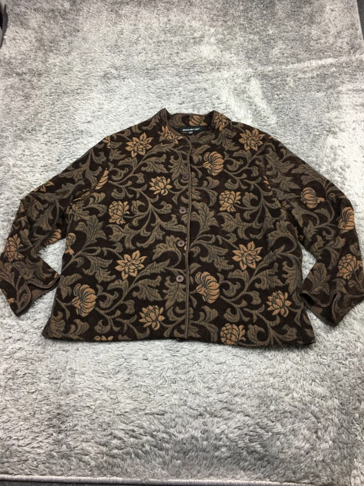 Chaqueta vaquera Life In Progress para mujer talla pequeña de gran tamaño azul con botones Foto 1 de 4