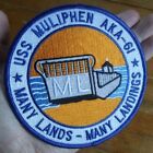 US NAVY ~ USS MULIPHEN AKA 61 ~ ATTACK CARGO SHIP ~ USN Collector Military Patch