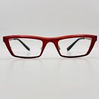 Theo Belgium Eyeglasses Ladies Angular Red Pure Titanium Mod. Ocean 736 New