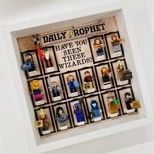 Display Frame for Lego Harry Potter Series 2 minifigures 71028 no figures 27cm