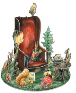 ROGER LA BORDE ADVENT CALENDAR Storytime 3D POP SLOT SCENE CHRISTMAS YULE - Picture 1 of 17