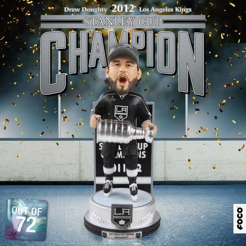 DREW DOUGHTY Los Angeles LA Kings STANLEY CUP Celebration Bobblehead #/72 NIB! Cover