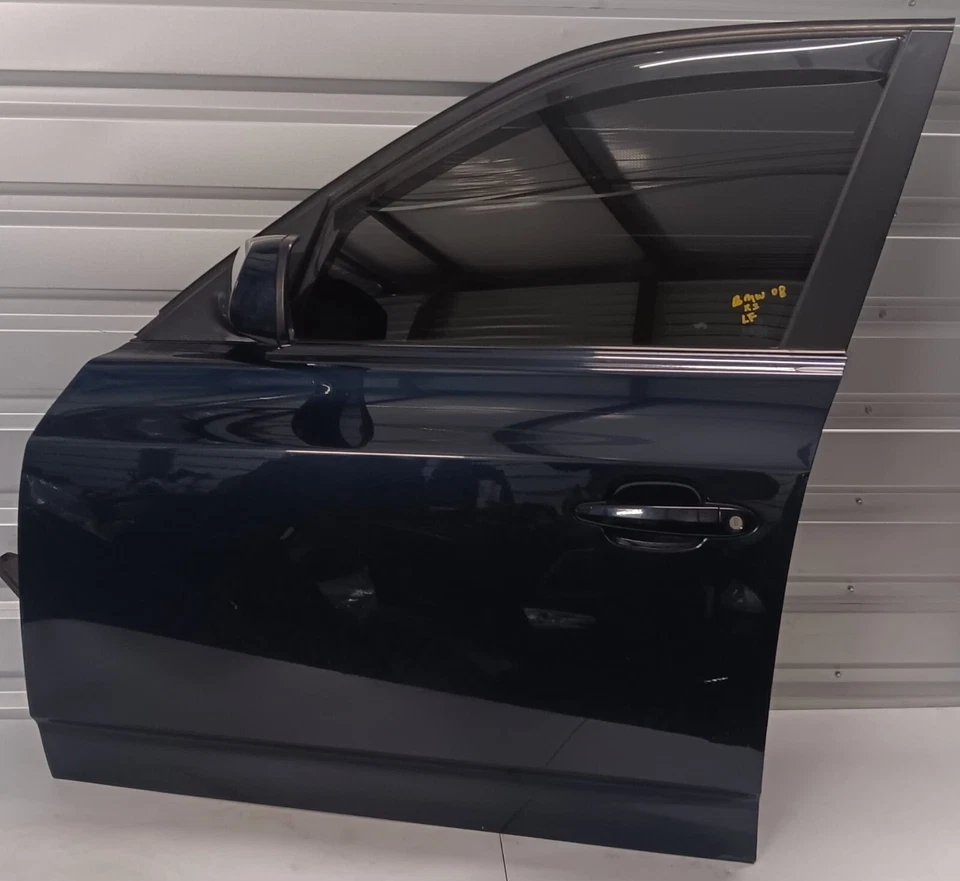 BMW X3 3.0si 2005-2010 conductor completo puerta delantera izquierda con espejo retrovisor lateral. Foto 1 de 4