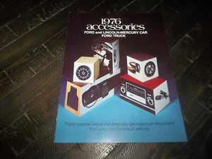 ORIGINAL Vintage 1976 Ford Accessories Sales Brochure Book - Picture 1 of 3